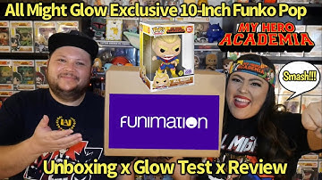 All Might Funimation GITD Exclusive 10-Inch Funko Mail Call | Unboxing x Review