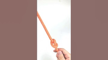 ASMR HOW TO TIE THE MOST USEFUL KNOTS OVERHAND KNOT #shorts