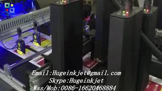 Industrial Single sheet transmission bar code QR code UV inkjet printing KM1024i