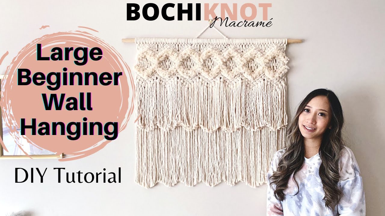 Bochiknot Macramé  Kami Macrame Wall Hanging Kit