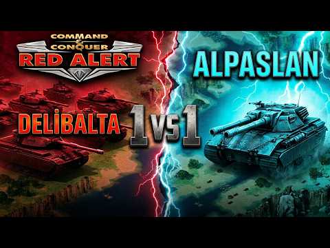 Red Alert 2 Yuri's Revenge Ranked 1v1 | delibalta vs alpaslan – River Rampage | AeFNet