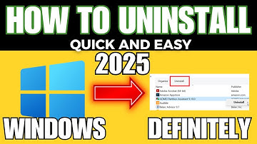 HOW TO DELETE UNUSED PROGRAMS ON WINDOWS 10 AND 11 IN 2025 FAST!