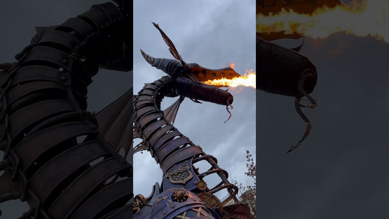 🔥 Fire Breathing Dragon at Disneyland 