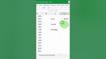 Fast Copy Sum from Status Bar
