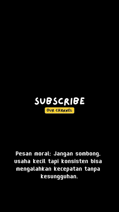 Cerita kelinci dan kura-kura #masukberanda #pesanmoral #videoshort #viral #harusberanda #viralvideo