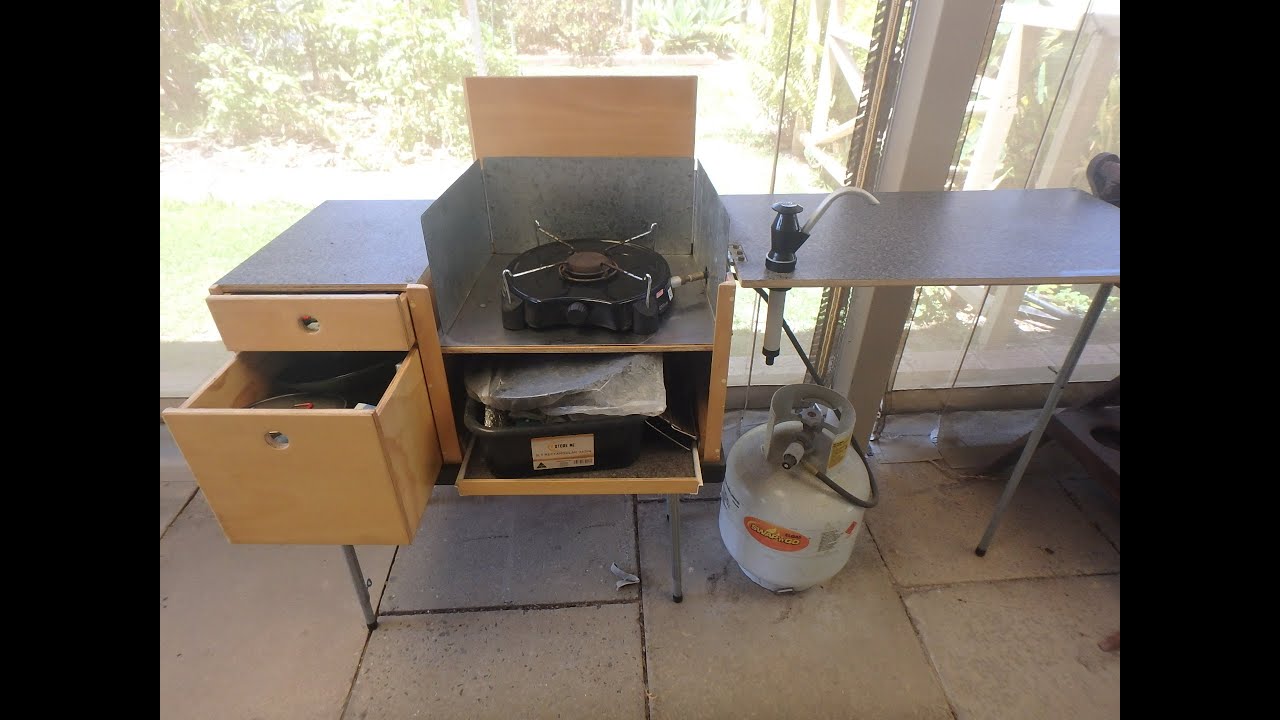 Drifta Single Burner folding camp kitchen YouTube