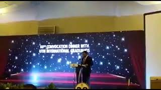 welcoming speach of Convocation Dinner at UTM Malaysia