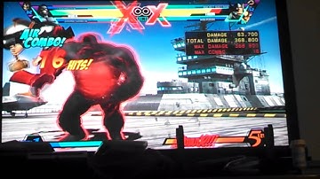 UMVC3 Hulk TOD Command Throw Solo Combo