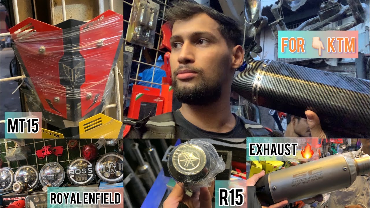 Bike accessories & Body parts KTM, Bullet, MT 🔥Exhaust Bike Market