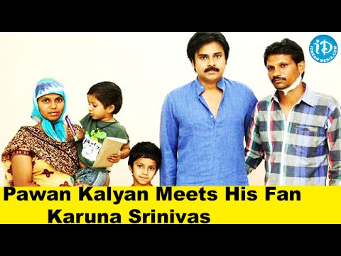 Pawan Kalyan Meets his Fan Karuna Srinivas