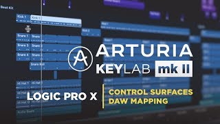 Arturia Keylab mkII - Logic Pro X Control Surfaces - DAW Mapping Tutorial