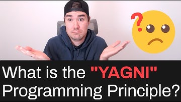What is YAGNI Programming Principle?