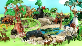 safari jungle playmobil sets learn animal names