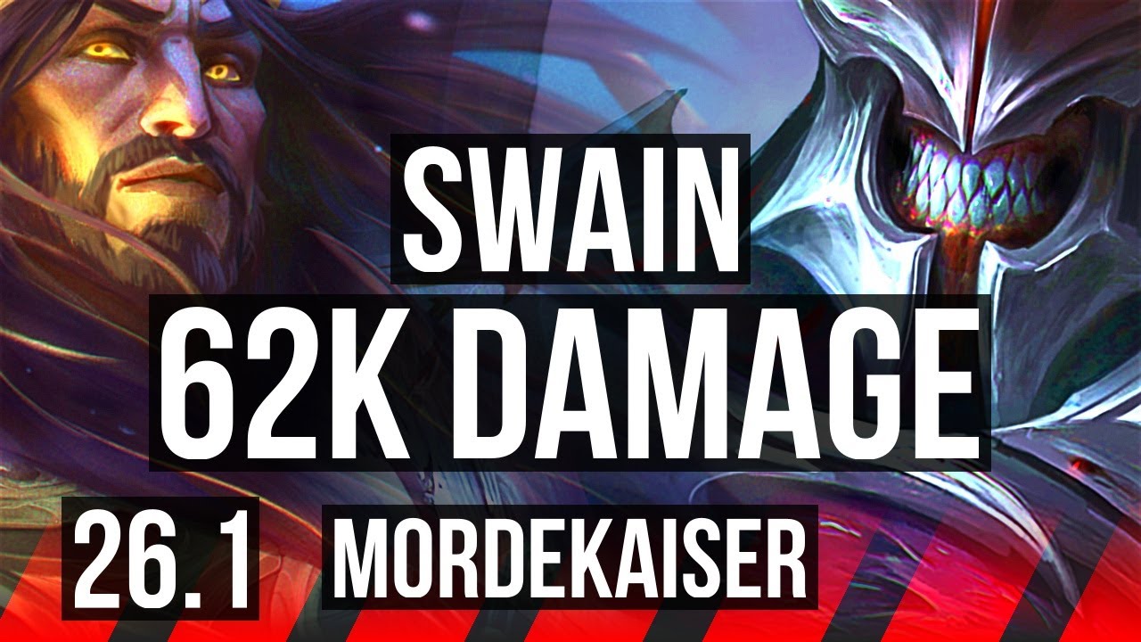 SWAIN vs MORDEKAISER (TOP) | 62K damage | EUW Master | 26.1