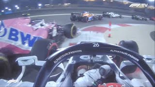 16 instances of drivers colliding with Lance Stroll while attempting to pass him
