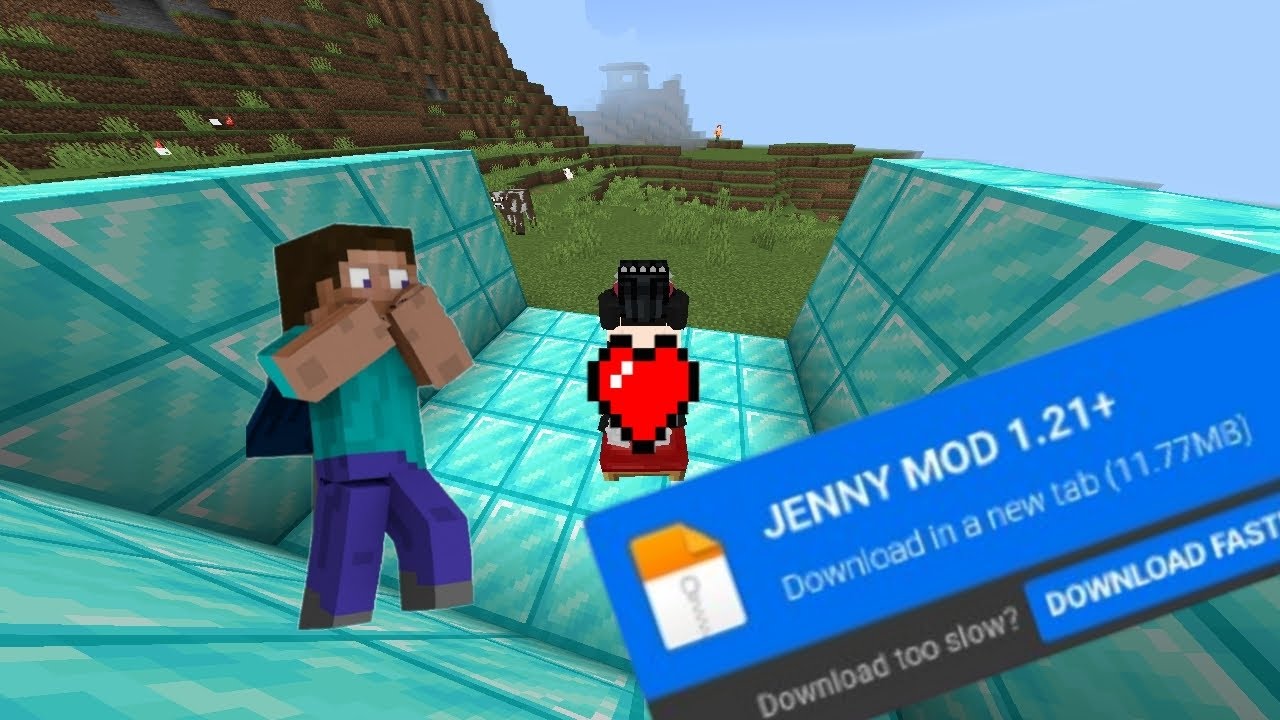 How to Dawnload jenny 🥵mod 1.21.++ 