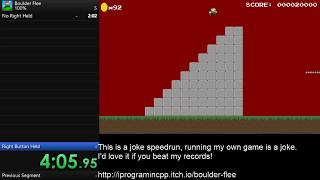 [WR] Boulder Flee completed in 4:08.72 100%
