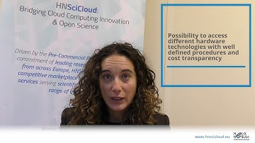 HNSciCloud interviews with the Buyers: Sofia Vallecorsa, CERNOpenLab