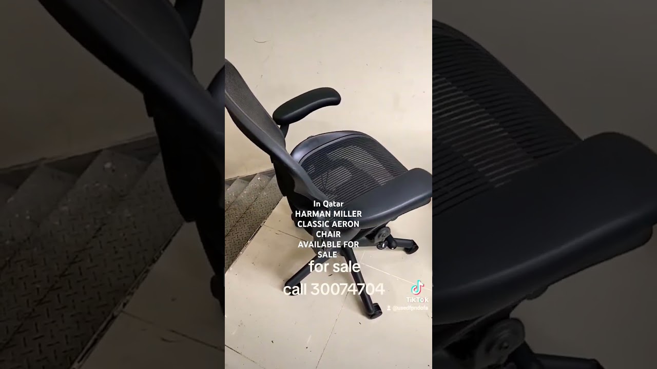 Harman miller classic aeron chair available for sale in Qatar 30074704 