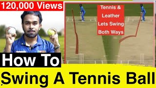 How To Swing A Tennis Ball - #cricketworldcup #howtobowlfast #srilankacricket #indiacricket #foryou screenshot 1