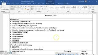 ROT - Rangka Proposal Kajian