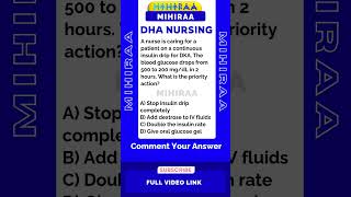 DHA Q&A 11 | MIHIRAA #DHA #DHANursing #dhaexam #dhaexampreparation #Mihiraa