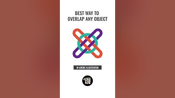 Best way to overlap any object in Adobe Illustrator.