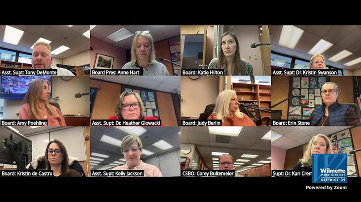 Board of Education Committee of the Whole Meeting - December 8, 2025