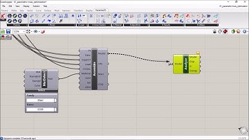 TUTORIAL 2 - Grasshopper & Karamba 3D - analyse a parametric truss beam and read output