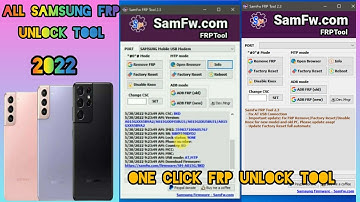 SamFw Frp Tool V 2.3 | Remove Samsung Frp one click Free tool | All Samsung Frp Unlock SamFw Tool