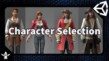 Easy Character Selection System - Unity 2024 (script below)