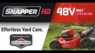 Snapper HD 48V Max* Cordless Electric Lawn Mower