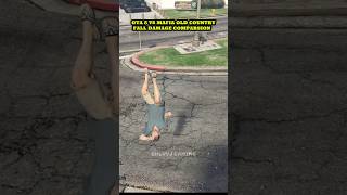 GTA 5 vs Mafia Ragdoll Physics Comparison 💀 #gta5 #shorts