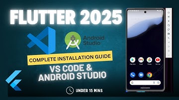 Flutter Installation VS CODE and Android Studio | Emulator | 2025