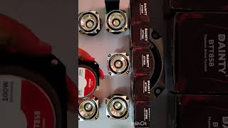 DAINTY'S....BTT 858... TITANIUM BULLET TWEETER... UNBOXING AND PERFORMANCE REVIEW