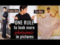 How To Look Flawless In Pictures/ ONE RULE that will change your PORTRAITS