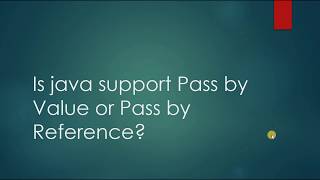 Celebrity Java Pass by Value or Pass by Reference| Does java support Pass by Value or Pass by Reference? Net Worth