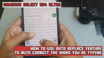How to use auto replace feature to auto correct the word you