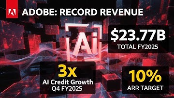 ADOBE EARNINGS: FY2025 RECORD REVENUE & 10% ARR GROWTH TARGET DRIVEN BY GENERATIVE AI