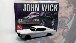 Painting the 1/25th Scale AMT 1970 Chevy Chevelle from "John Wick" - Part 2