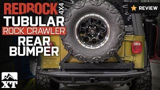 Jeep Wrangler RedRock 4x4 Tubular Rock Crawler Rear Bumper w/ Tire Carrier (1997-2006 TJ) Review