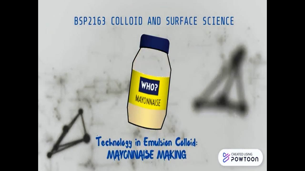 TECHNOLOGY IN EMULSION COLLOID MAYONNAISE MAKING YouTube