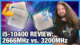 Do Not Buy: Intel i5-10400 CPU Review & Benchmarks vs. 3300X, 3600, 10600K (ft. 2666 & 3200 RAM)