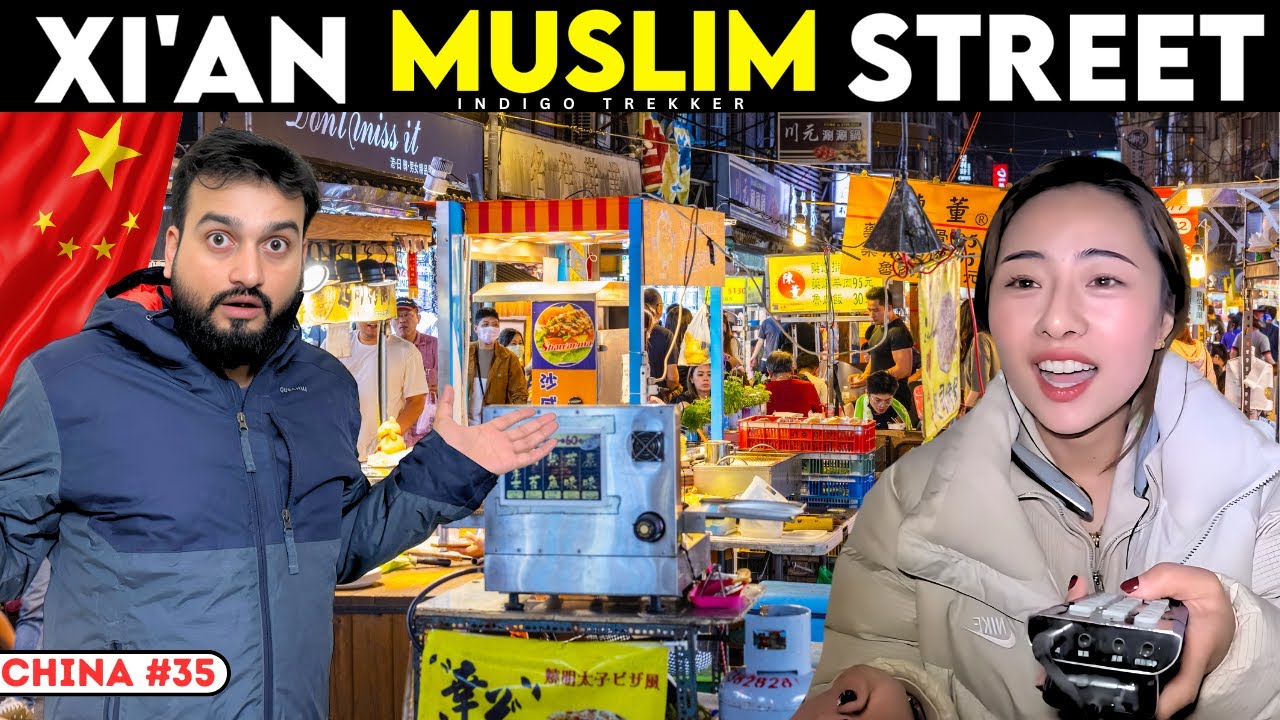 Muslim Chinese Street in Xi'an, China