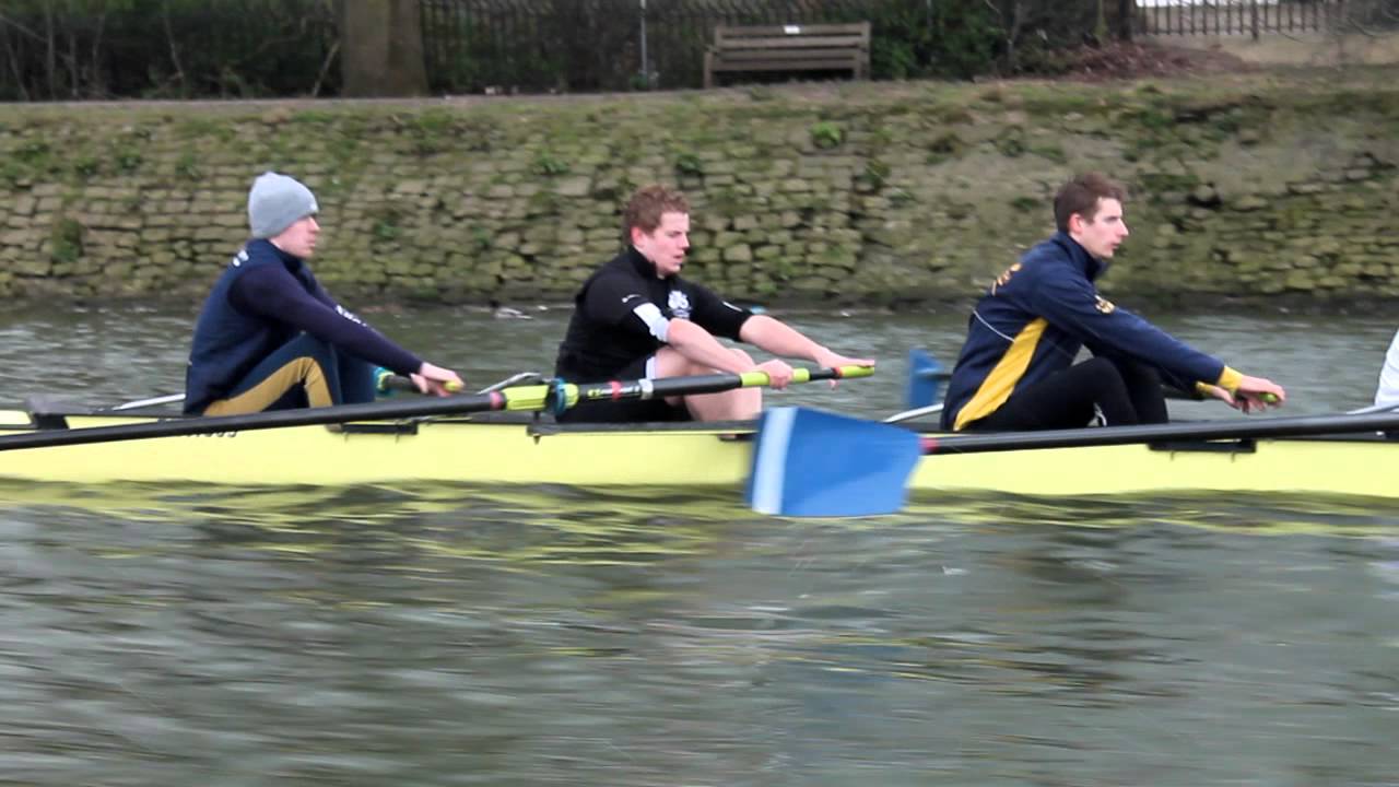 Fours rowing - bow four (23/02/2013) - YouTube