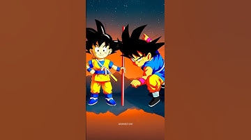 Daima Goku vs GT Goku