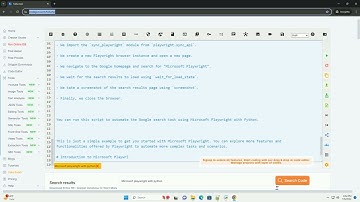 Microsoft playwright with python