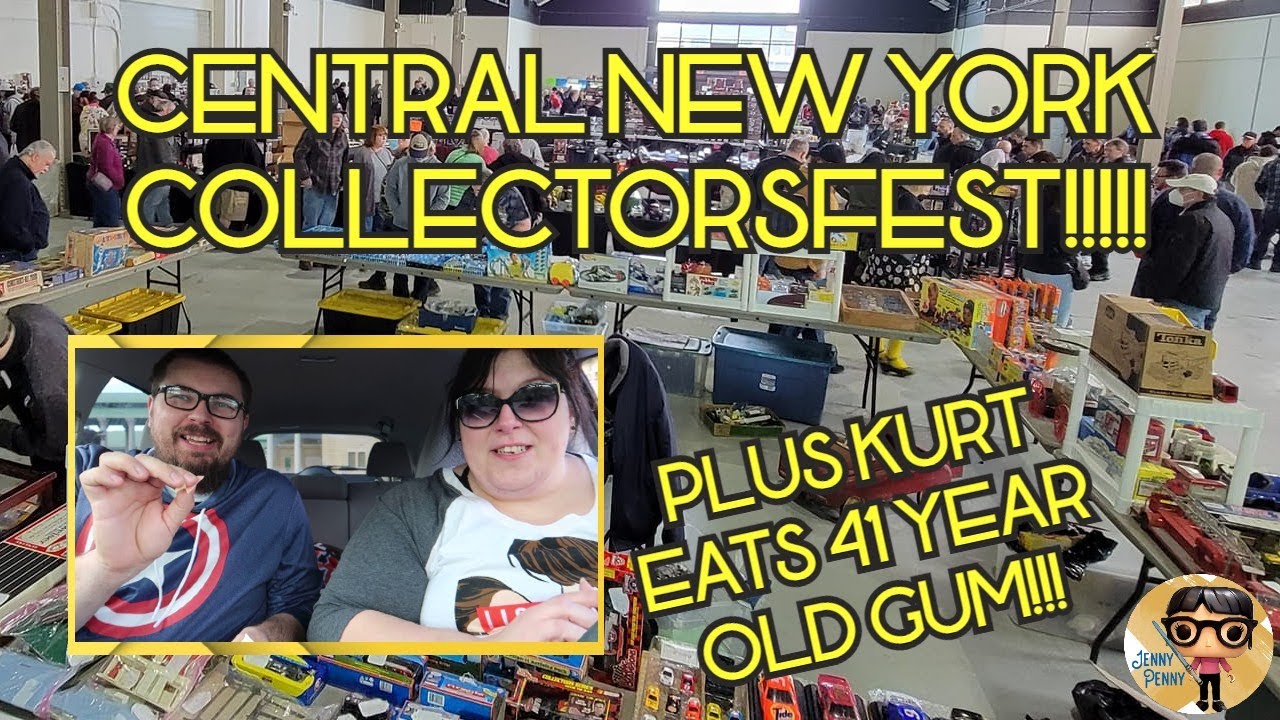 Syracuse Collectorsfest!! Kurt eats 41 year old gum!!! Plus Toys