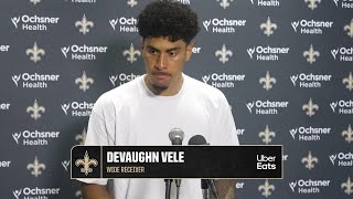DeVaughn Vele | Saints-Dolphins Postgame | 2025 NFL Week 13