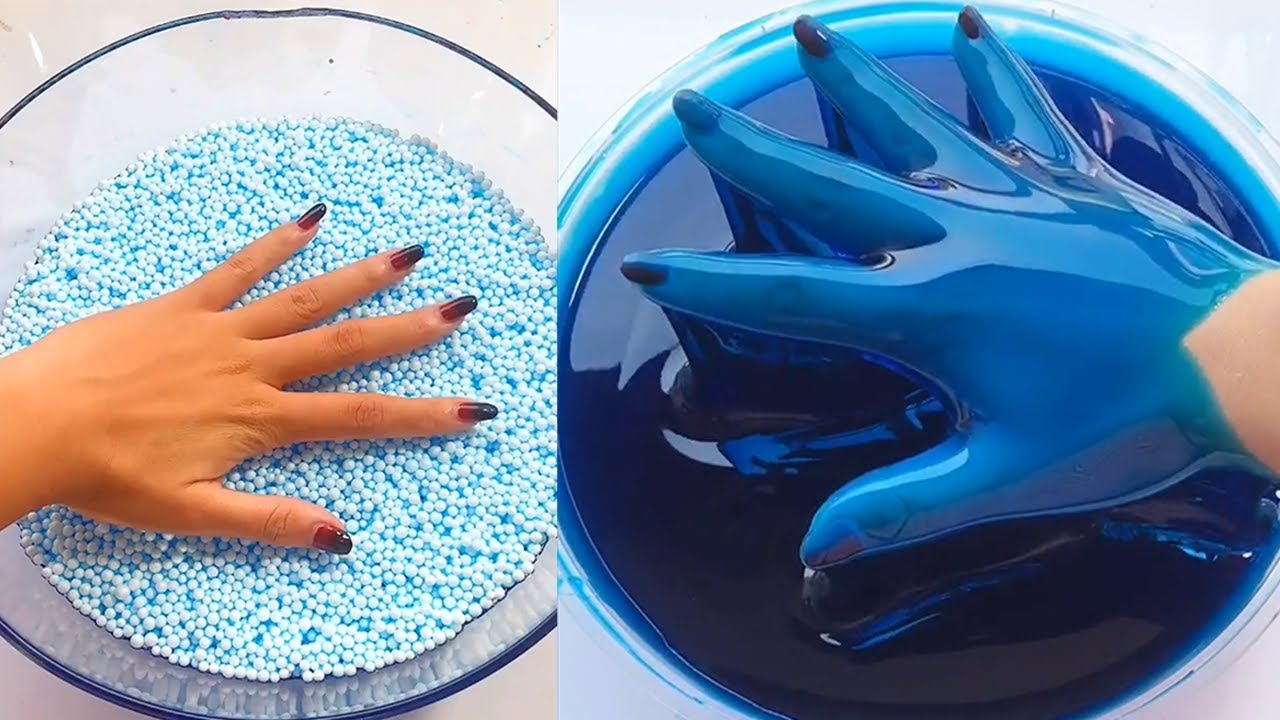 Satisfying Slime Diy - Satisfying Reverse Slime Making Challenge Diy ...